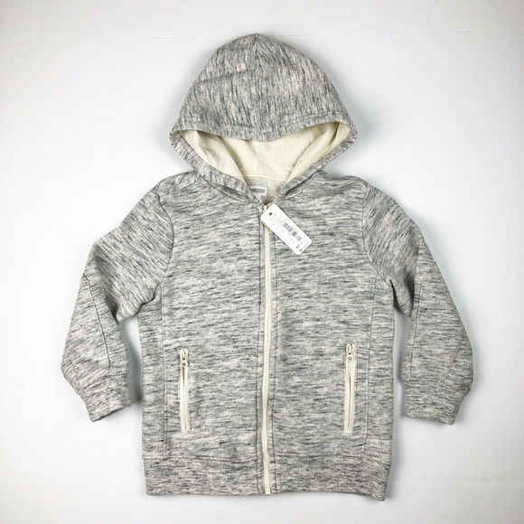 Gymboree Elbow Patch Lightweight Zip Up Hoodie NWT - Picture 1 of 9